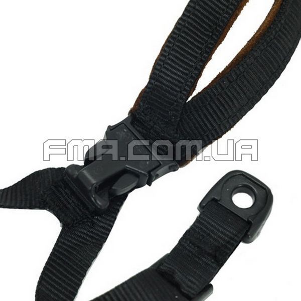 FMA MICH Helmet Retention System H-Nape, Black, Suspension systems