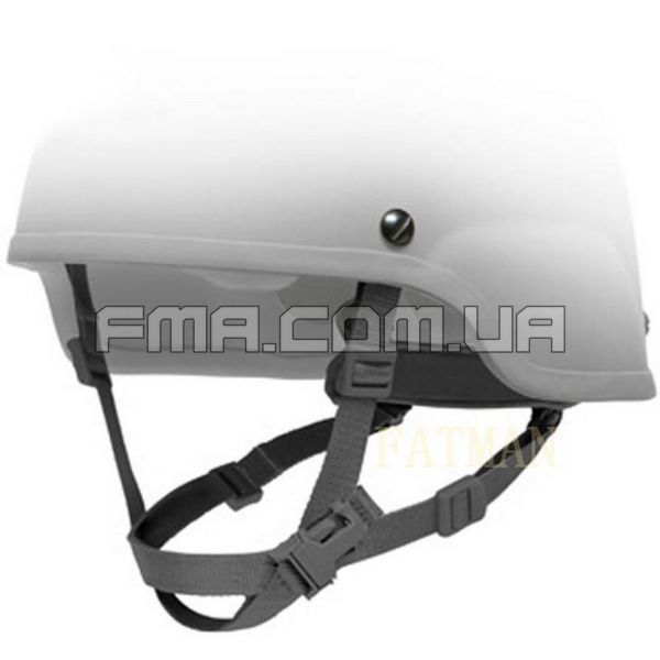 FMA MICH Helmet Retention System H-Nape, Black, Suspension systems