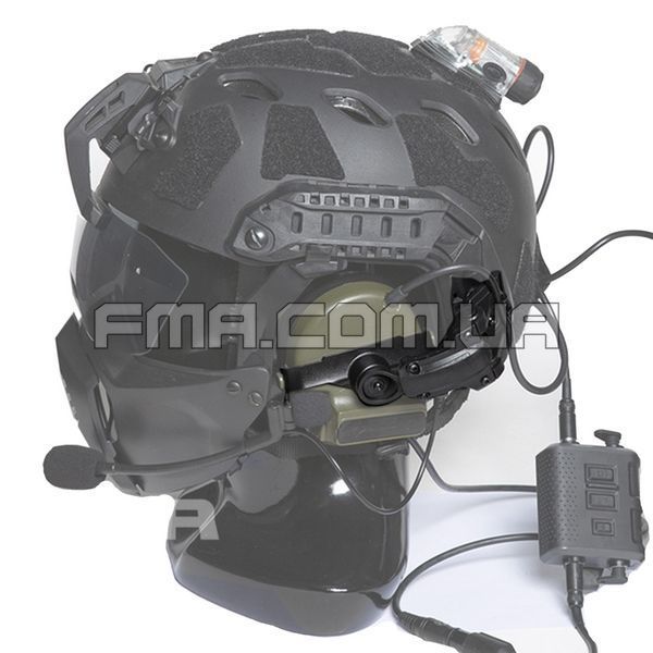 Комплект адаптерів FMA для кріплення гарнітури Peltor ComTac II/III на шолом з рейками ARC 2000000110356 фото