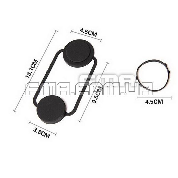 FMA PVS-15 Lens Rubber Cover TB1262, Black, Other