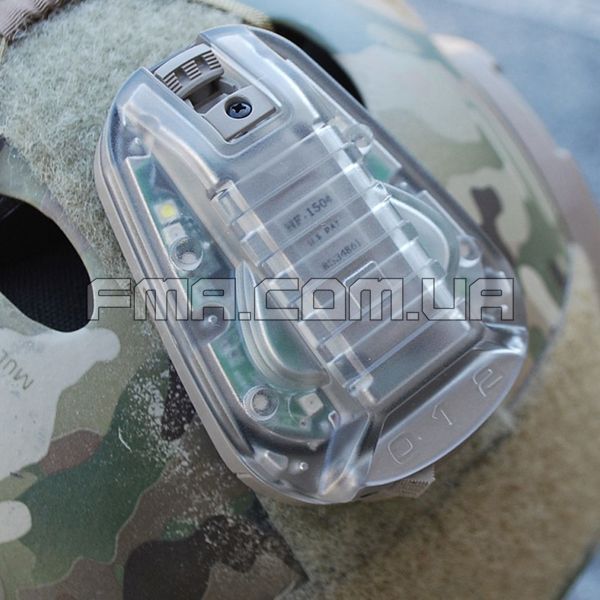 FMA PIM HEL-STAR 6 Helmet Light with Shock Sensor, DE, White, IR, Red