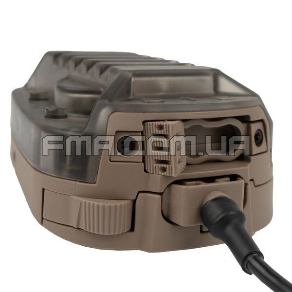 FMA PIM HEL-STAR 6 Helmet Light with Shock Sensor, DE, White, IR, Red
