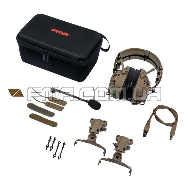 Активна тактична гарнітура FMA FCS Falcon Ears (FE) Pro version 2000000218670 фото