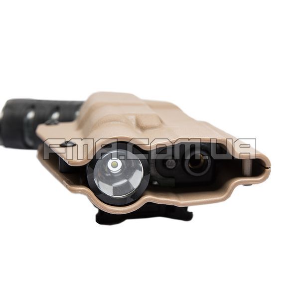 Кобура FMA Light-Bearing Holster для Glock 17 з ліхтарем X300 2000000126791 фото