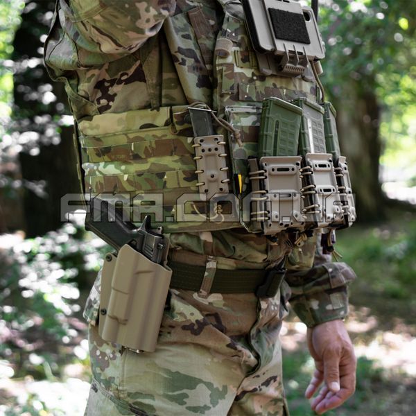 Кобура FMA Light-Bearing Holster для Glock 17 з ліхтарем X300 2000000126791 фото