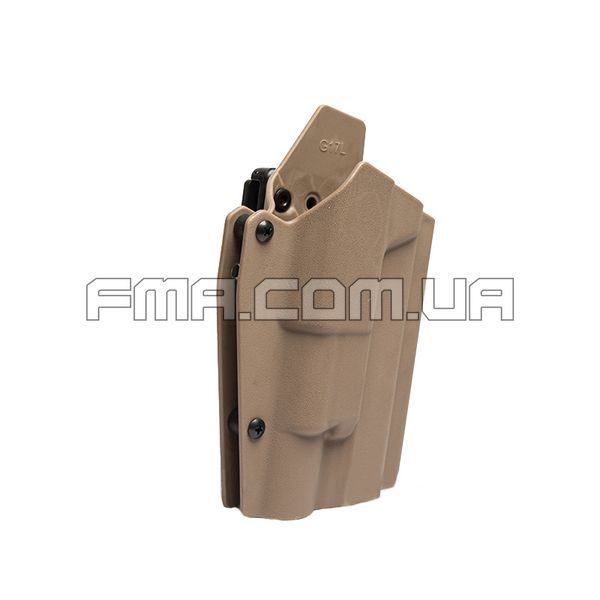 Кобура FMA Light-Bearing Holster для Glock 17 з ліхтарем X300 2000000126791 фото