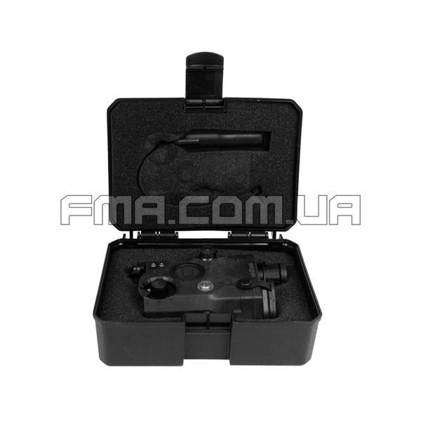 FMA LAB PEQ LA5-C, Black, Laser designator, LA5, IR, Red