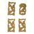 FMA LBH Helmet TB1208 Velcro Stickers, DE, Velcro panels