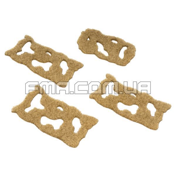 FMA LBH Helmet TB1208 Velcro Stickers, DE, Velcro panels
