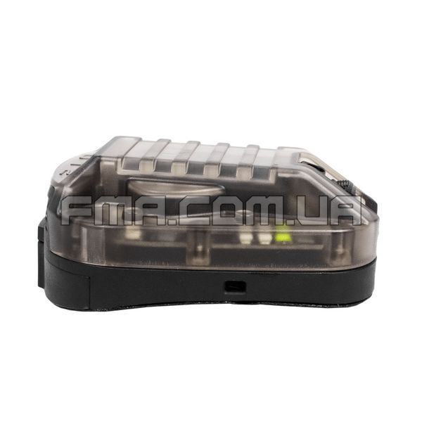 FMA Hel-Star 6 GEN III Helmet Mounted Light, Black, White, Green