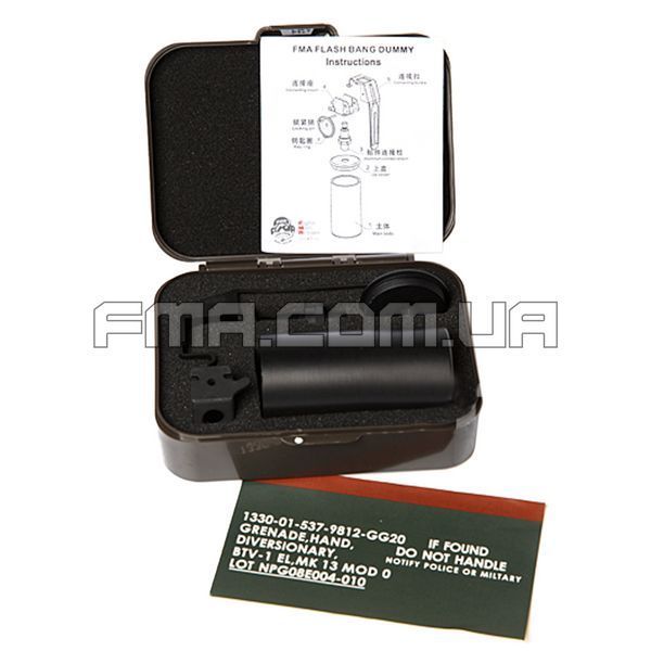 Муляж світлошумової гранати FMA Flash Bang Dummy 2000000076676 фото