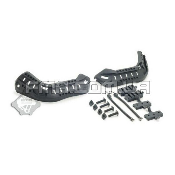 FMA Helmet Side Rails for ACH/MICH, Black, Reiki