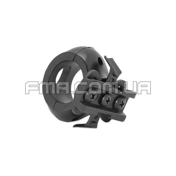 FMA Single Clamp Mount for 25mm Flashlight, Black, Other